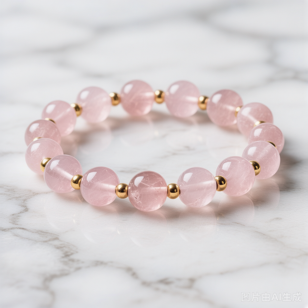Rose Quartz Love Bracelet Bracelet